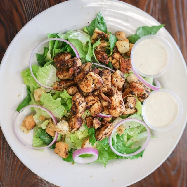 Chicken Caesar Salad.
