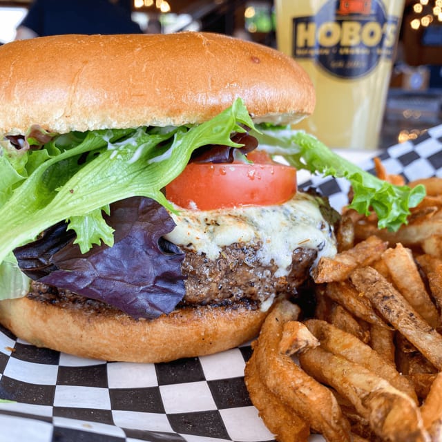 Black & Blue Burger.
