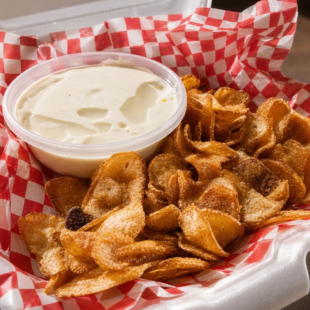 Pub Chips and Dip.