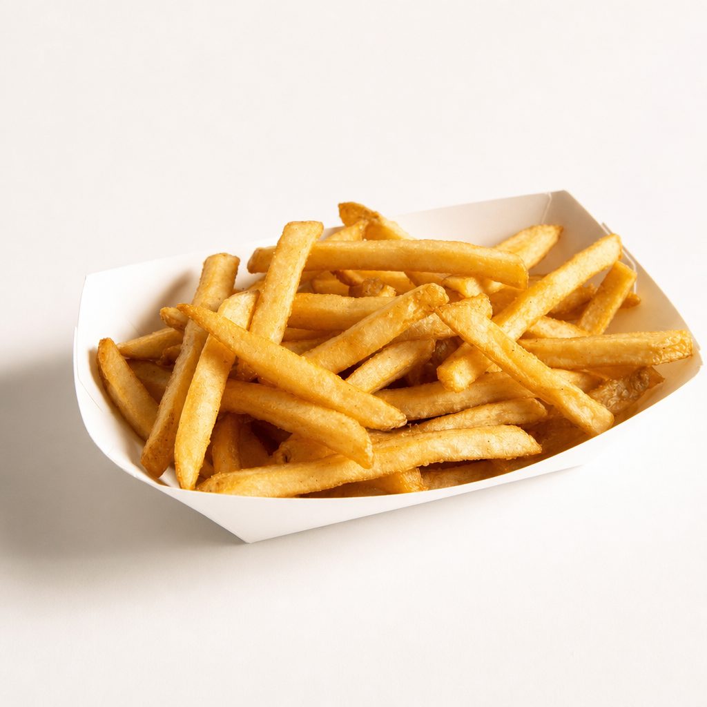 Hand Cut Fries.