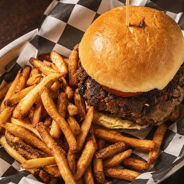 The Black Bean Burger.