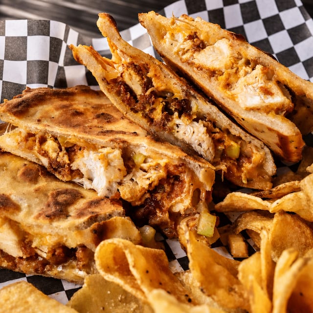 Buffalo Chicken Quesadilla.