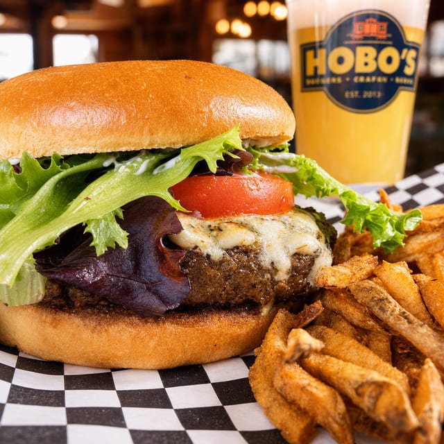 Black & Blue Burger.