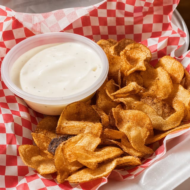 Pub Chips and Dip.