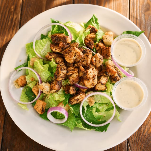 Chicken Caesar Salad.