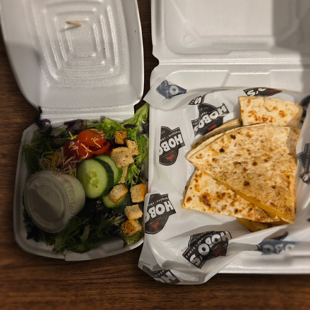 Kid's Cheese Quesadilla.